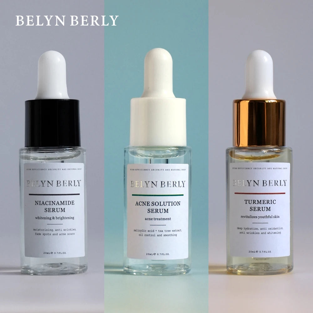 BELYN BERLY – Brighten & Acne Clear serumų rinkinys