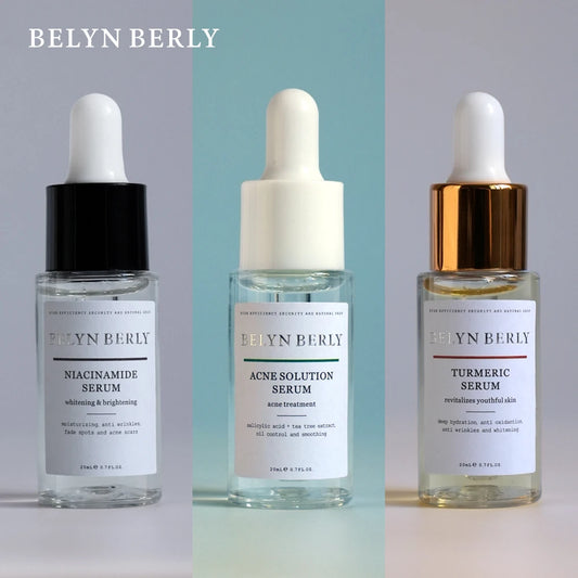 BELYN BERLY – Brighten & Acne Clear serumų rinkinys